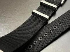 [18mm]ファブリックNATOベルト ブラック