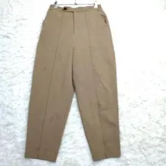 ラミラル RAMIRAL テーパードパンツ センタープレス キレイ目 茶 40