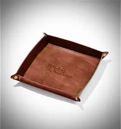 新品未使用　ラルフローレン　レザートレイ　ノベルティ　ブラウン