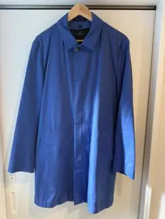 P.S Paul Smith 青 ステンカラーコート　 Mサイズ