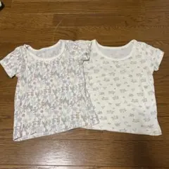 バースデイ 肌着 花柄 2枚セット 95