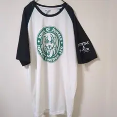 新日本 プロレス × ジャングル大帝コラボ　4Lラグラン ドライメッシュTシャツ