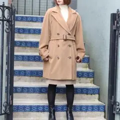 MAX MARA マックスマーラウールベルテッドコート