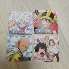 ナツコミ ツインステッカー ワンピース ワンパンマン ファントムバスターズ