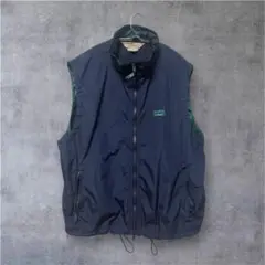 L.L.Bean ネイビー ジップアップベスト サイズXL