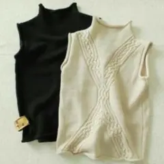 todayful バックデザインニット