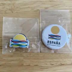 大阪　関西万博　スペイン館　ピンバッチ　缶バッチ スペインパビリオン