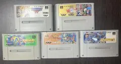 スーパーファミコン ゲームソフト 5本セット