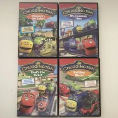 英語アニメDVD チャギントン4枚まとめ Chuggington鉄道カートゥーン