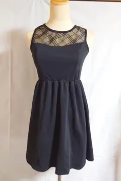 シースルー★シンプルワンピース★ブラック