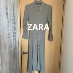 ZARA XS ロング丈　カーキー　羽織　日焼け対策