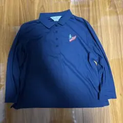 Munsingwear ネイビー 長袖ポロシャツ 3L