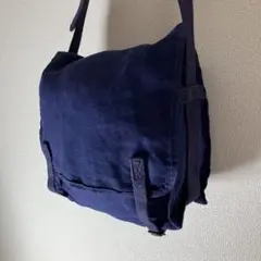 60s フランス軍 リネン ショルダーバッグ インディゴ ネイビー