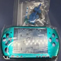 PSP-3000 交換用 ハウジングシェル シアンブルー カスタム ジャンク修理