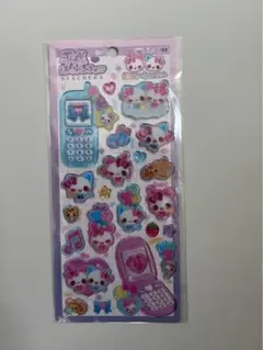平成ハッピーフォン　まじかるみゅーちゃんステッカー　シール　平成レトロ