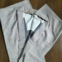 【京都 着物】 小紋 ベージュピンク系