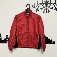 Mizuno ミズノ　キッズ　赤 ナイロン ジャケット　130
