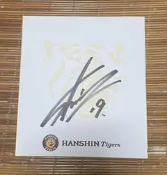阪神タイガース　サイン色紙　藤浪晋太郎