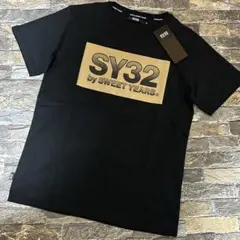 【新品】SY32 bysweetyears／BOXロゴ デザインTシャツ M