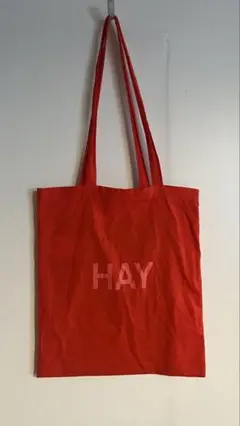 Hay トートバッグ　赤