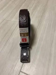 ブラウンレザー調整可能ベルト