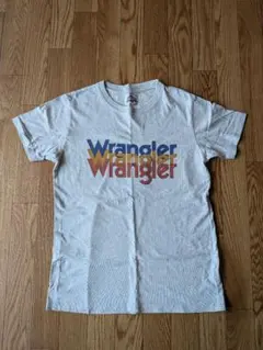 Wrangler プリントTシャツ Sサイズ グレー