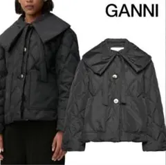 ❇️GANNI北欧正規22秋冬新作ガニーキルティング中綿ジャケット