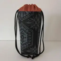 大島紬　ペットボトルホルダー 　ペットボトルカバー　ハンドメイド