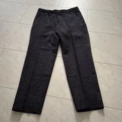 steven alan スティーブンアラン チェックスローテーパードパンツ M