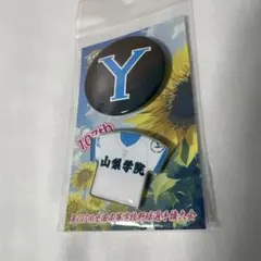 第107回全国高校野球選手権大会　山梨学院　ユニフォームピンズ&帽子ロゴバッジ