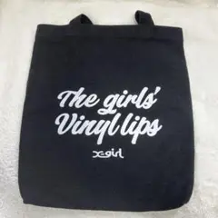 X-girl トートバッグ　ブラック