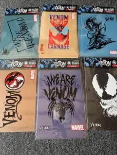 【未開封】VENOM Happyくじ H賞 ビッグクリアステッカー全種類セット