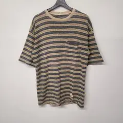 80s USA製 GRAMICCIグラミチ ジャガードボーダーT ポケットT