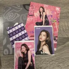 TWICE オフラインくじ 参加賞 クリアトレカ　サナ、ラントレ