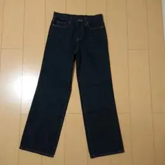 美品 ユニクロ バギージーンズ 裾上げなし