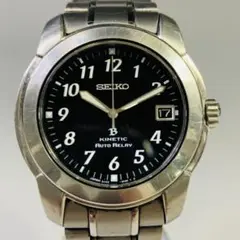 SEIKO キネティック 自動巻き メンズ腕時計 1130-S254