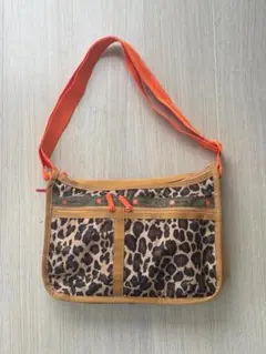 LeSportsac★MUVEIL TRAVEL ヒョウ柄ショルダーバッグ