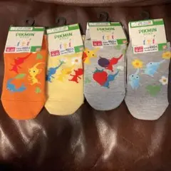 ピクミン キッズ靴下 4足セット 15-20cm