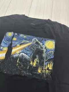 GODZILLA art ゴッホ Tshirt