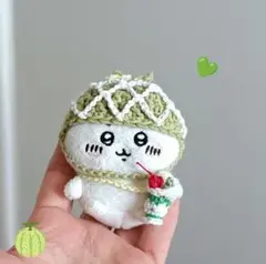 ちいかわ お座りぬいぐるみ メロンの帽子 メロンクリームソーダ ②