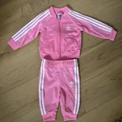 （新品未使用）adidas ピンク トレーナー・パーカー 70センチ
