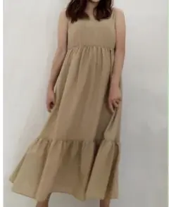 【selva secreta】Fluffy DRESS(beige)