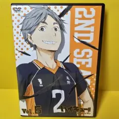新品ケース交換済み　ハイキュー‼︎ 2期 セカンドシーズン DVD第6巻