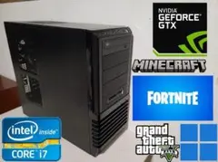 ［i7/8GB/GTX］ ゲーミングPC　Fortnite120FPS