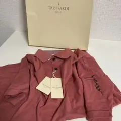 新品未使用箱付き　トラサルディ　ゴルフ　ポロシャツ　レッド