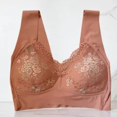 新品 ナイトブラ シームレスブラ ブラジャーＸＬ