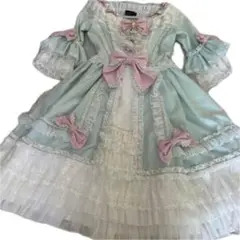 美品　Hinana Queena 姫袖ドレス　ロココワンピース　ラッパ袖