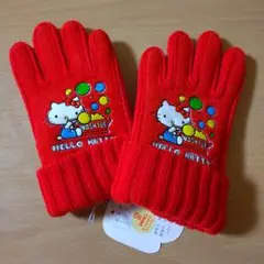 レア 1976年 ハローキティ 手袋 赤