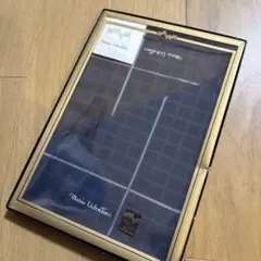 未使用　２枚セット　Mario Valentino ネイビー チェックハンカチ