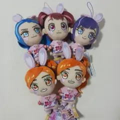 ポリス戦士ラブパトリーナ　ぬいぐるみ　5体セット